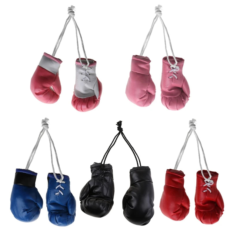 Mini Boxing Gloves Miniature Punching Gloves Holiday Christmas Ornament Hanging Decoration or Souvenir Display for Home