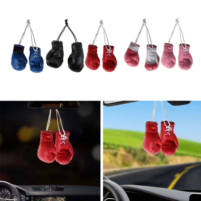 Mini Boxing Gloves Miniature Punching Gloves Holiday Christmas Ornament Hanging Decoration or Souvenir Display for Home